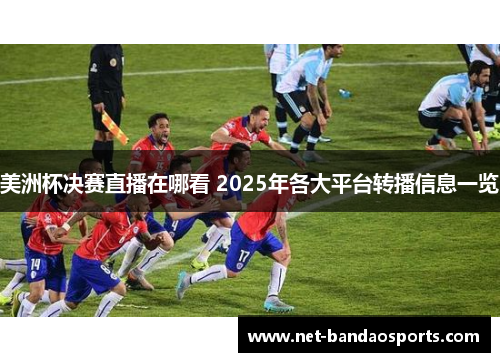 美洲杯决赛直播在哪看 2025年各大平台转播信息一览